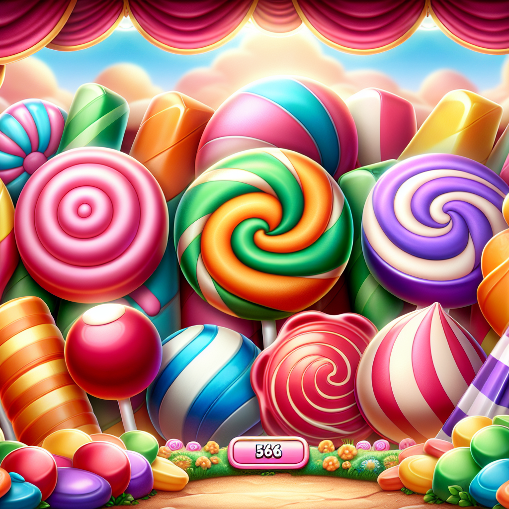 Giant candy symbols in Sweet Bonanza slot